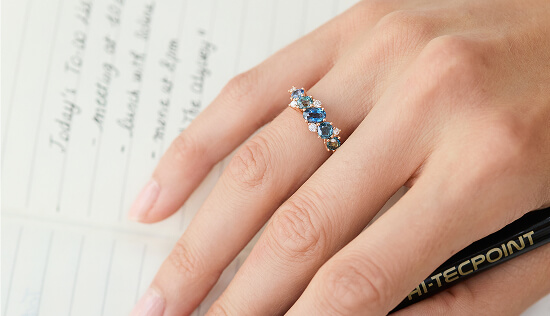 Bague Constellation et croquis