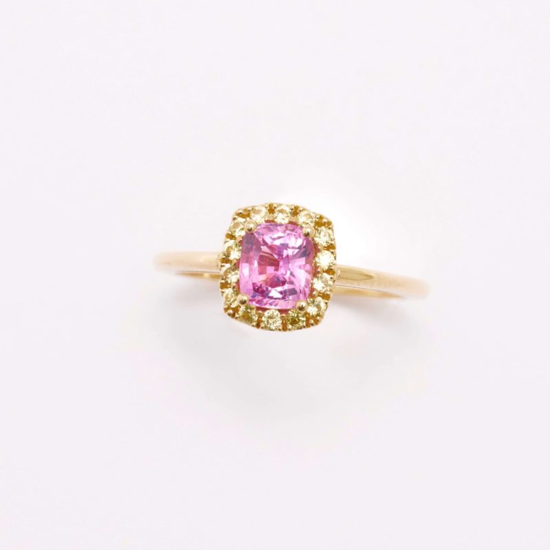 Bague Jaffna - Saphir rose 1.05 carats