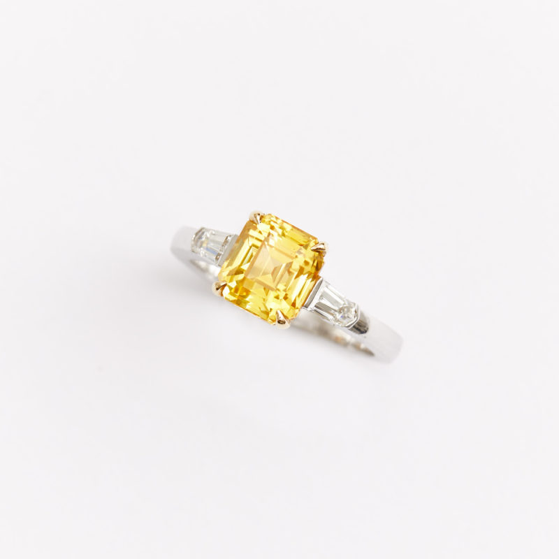 Bague Elahera - Saphir Jaune 3.41 carats