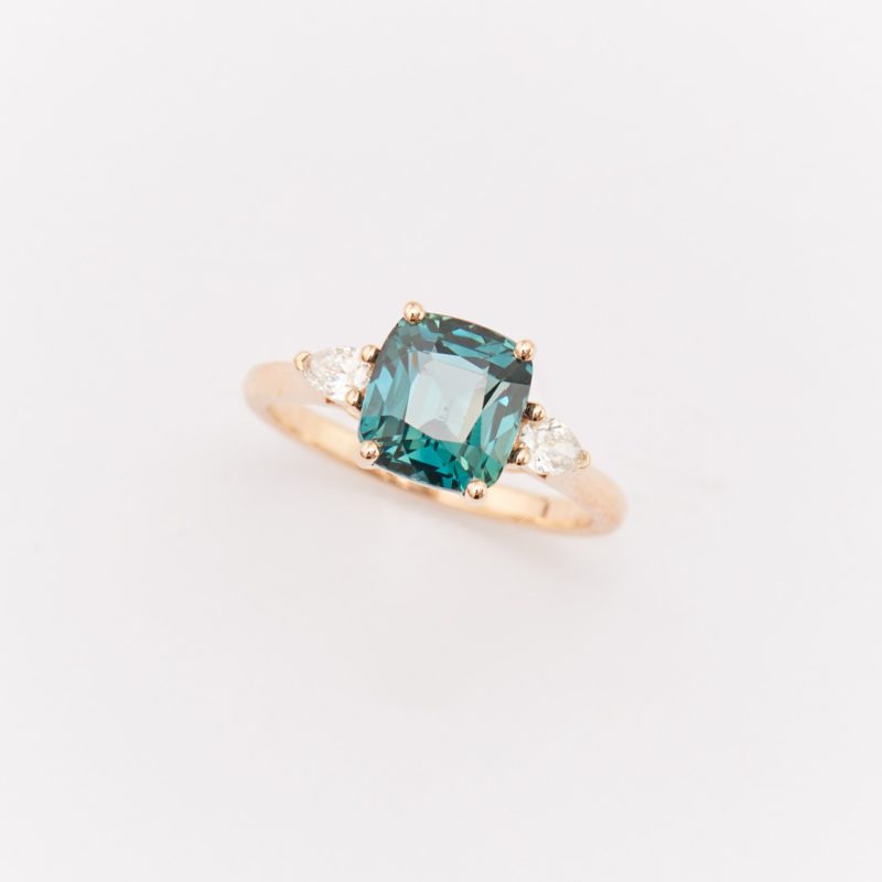 Bague Elahera - Saphir Teal 3.16 carats