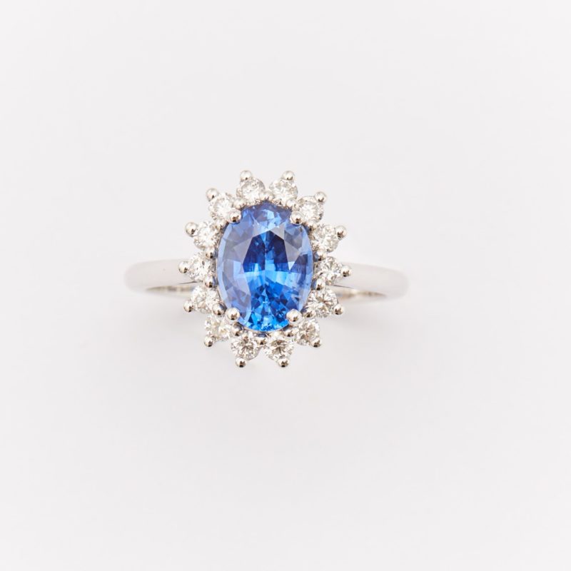 Bague Ella - Saphir Vivid 2.05 carats