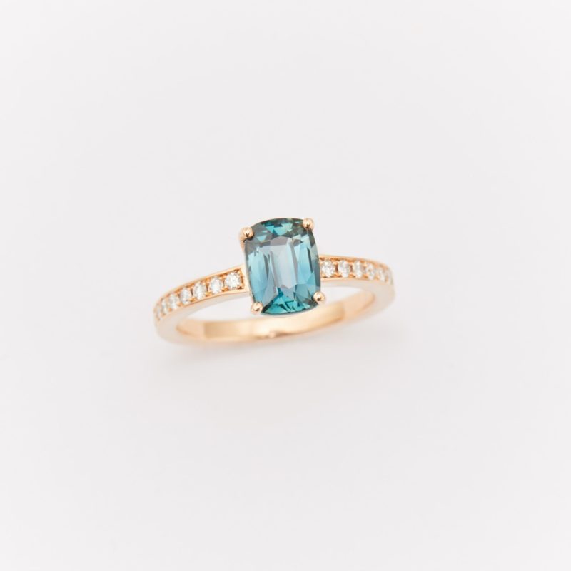 Bague Trinco - Saphir Teal 2.16 carats