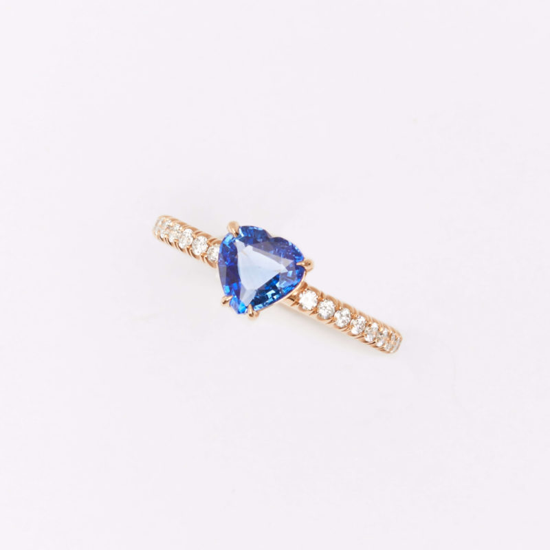 Bague Trinco - Saphir Vivid Blue 1.01 carats