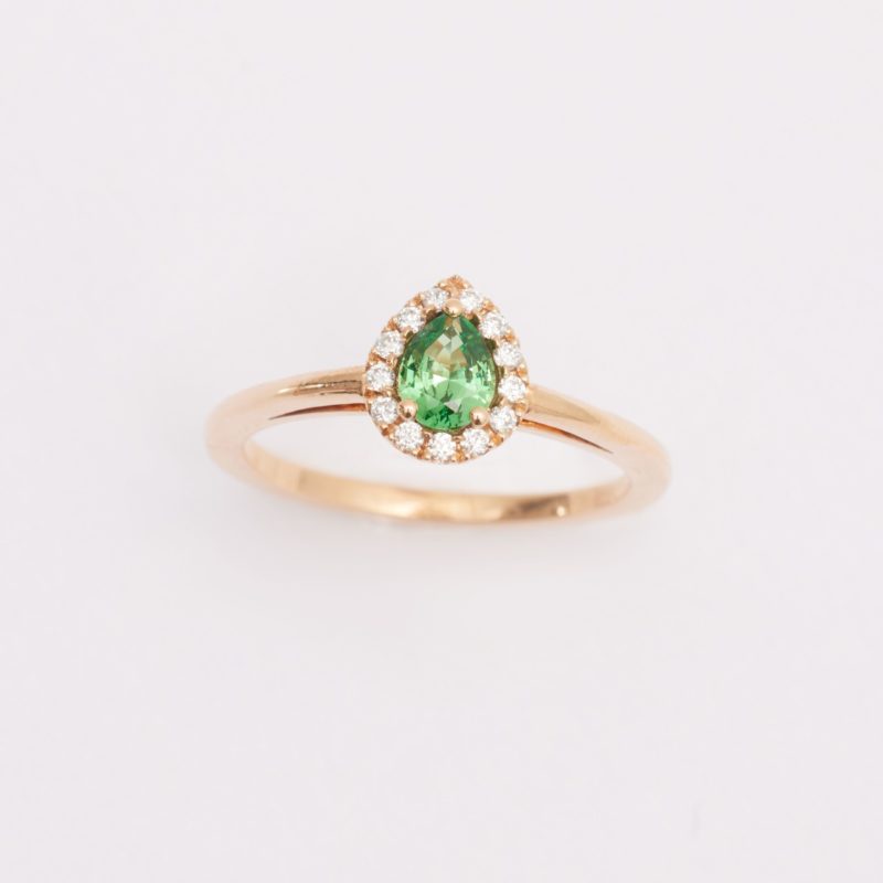 bague tsavorite