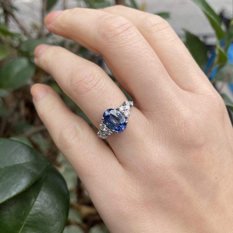 Bague Saphir Bleu