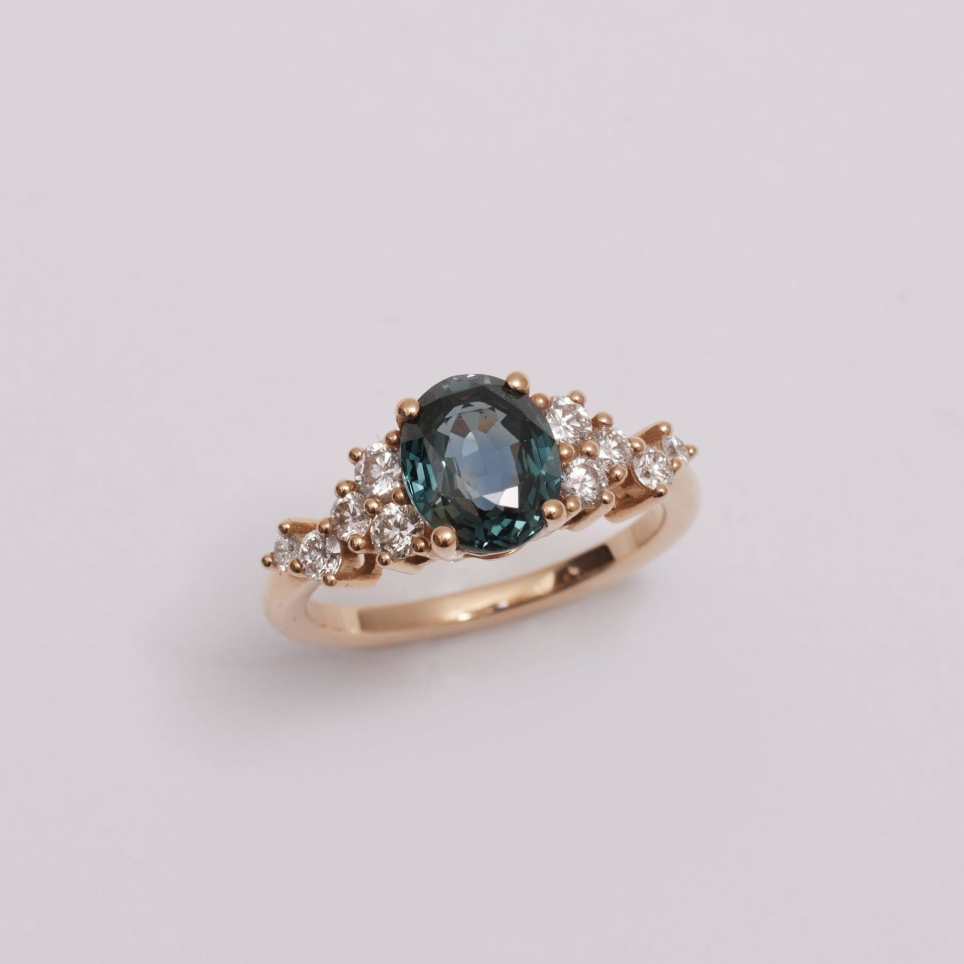 Bague Saphir Teal