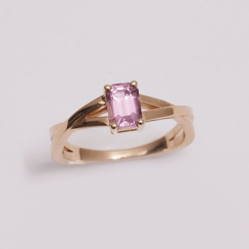 Bague Saphir Rose