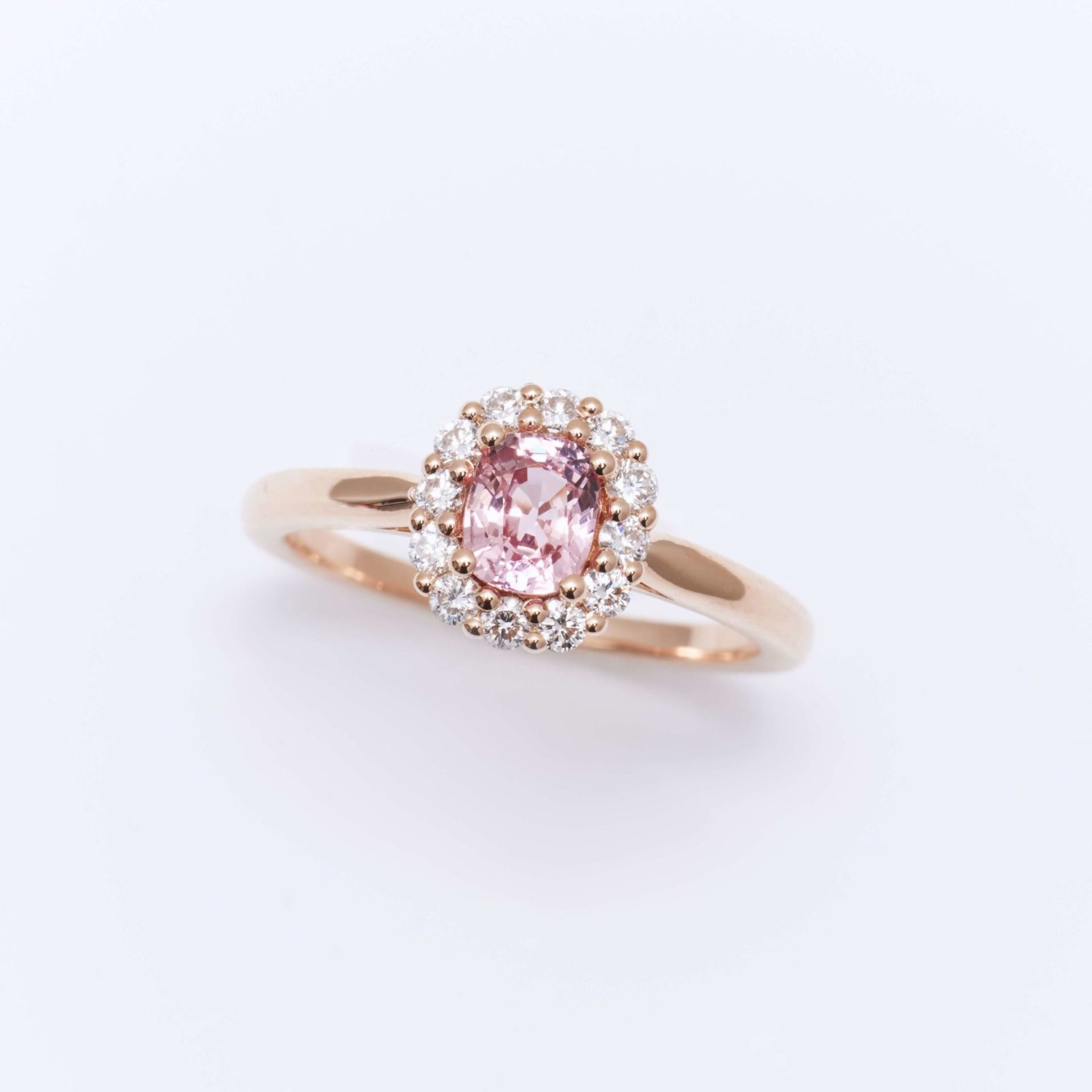 bague saphir padparadscha