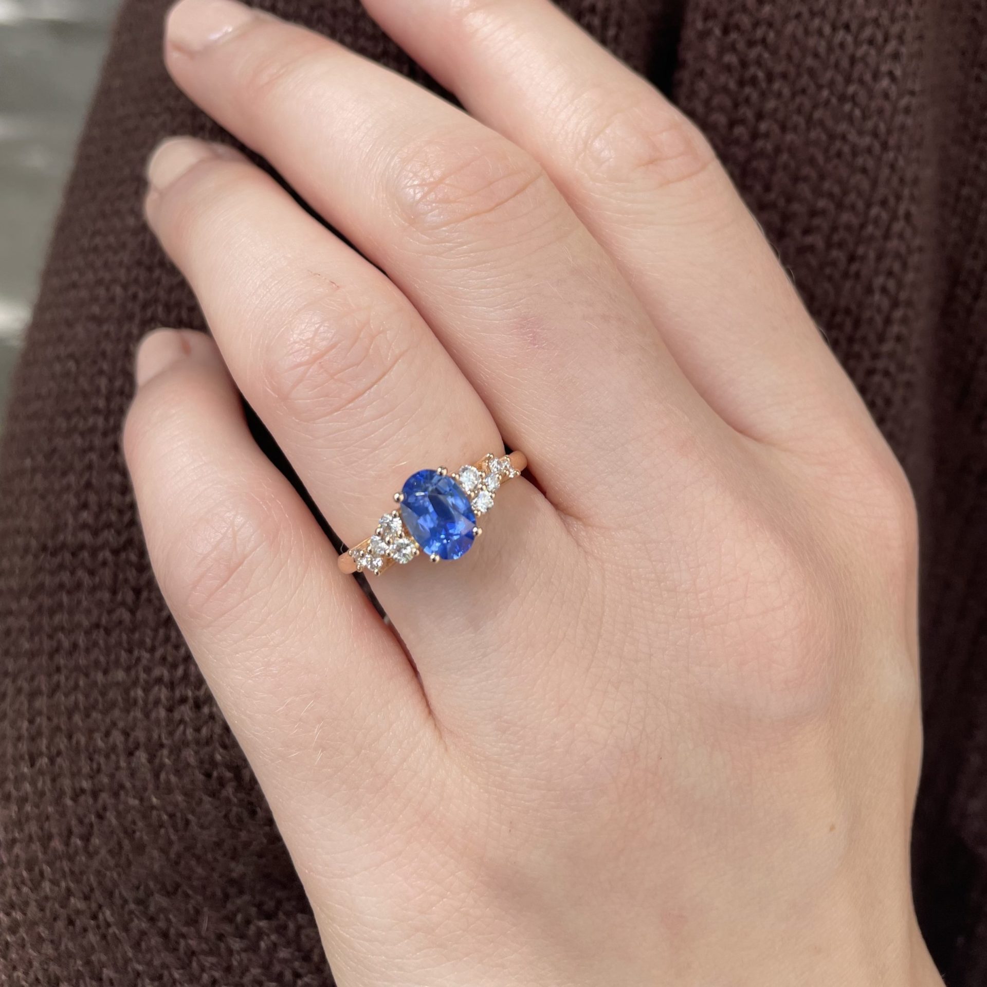 Bague Saphir Bleu