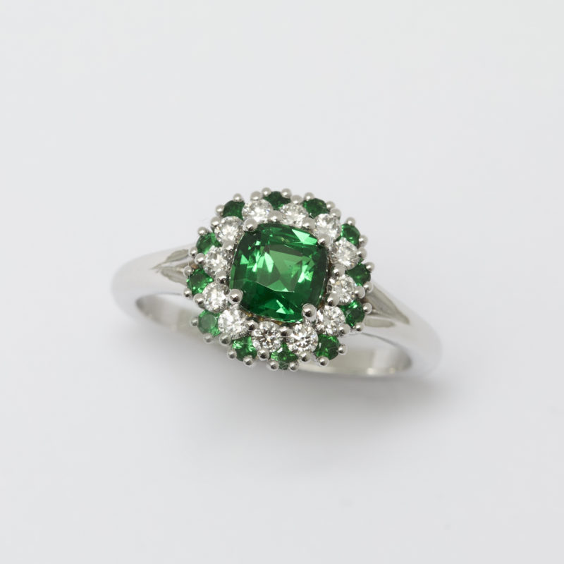 bague tsavorite