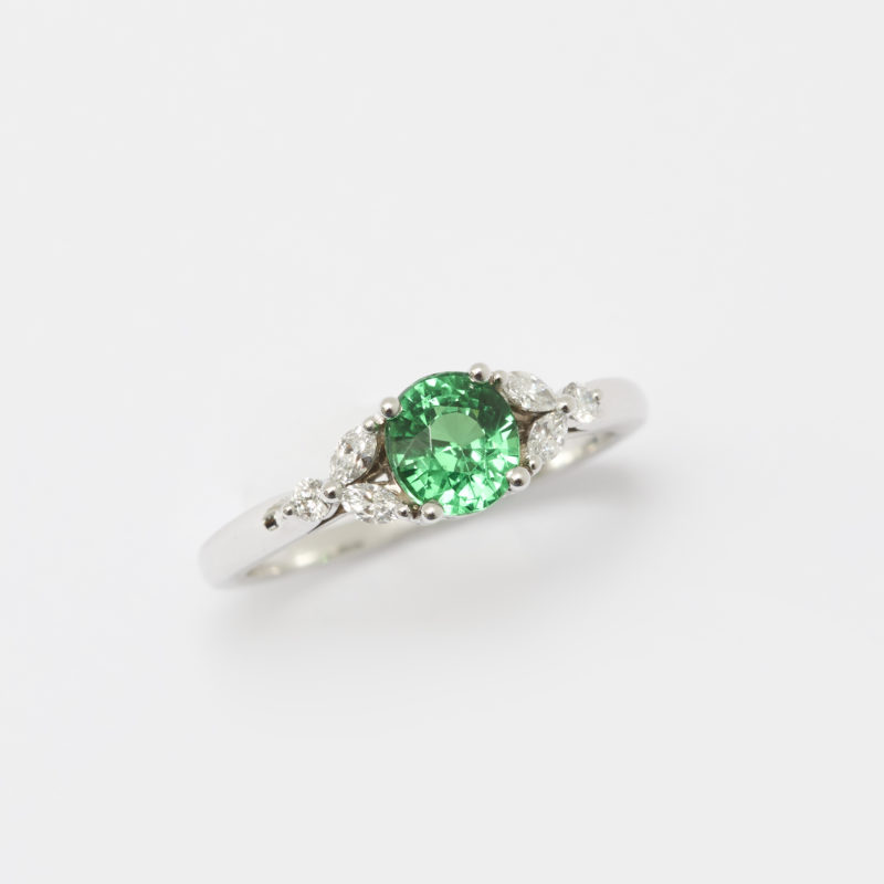 bague tsavorite