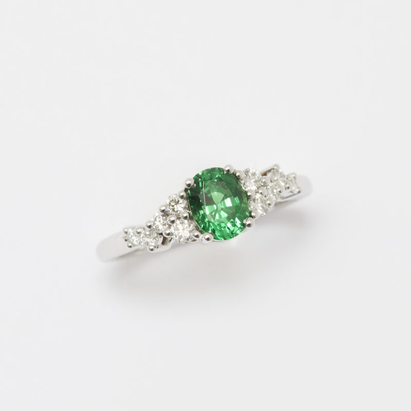 bague tsavorite