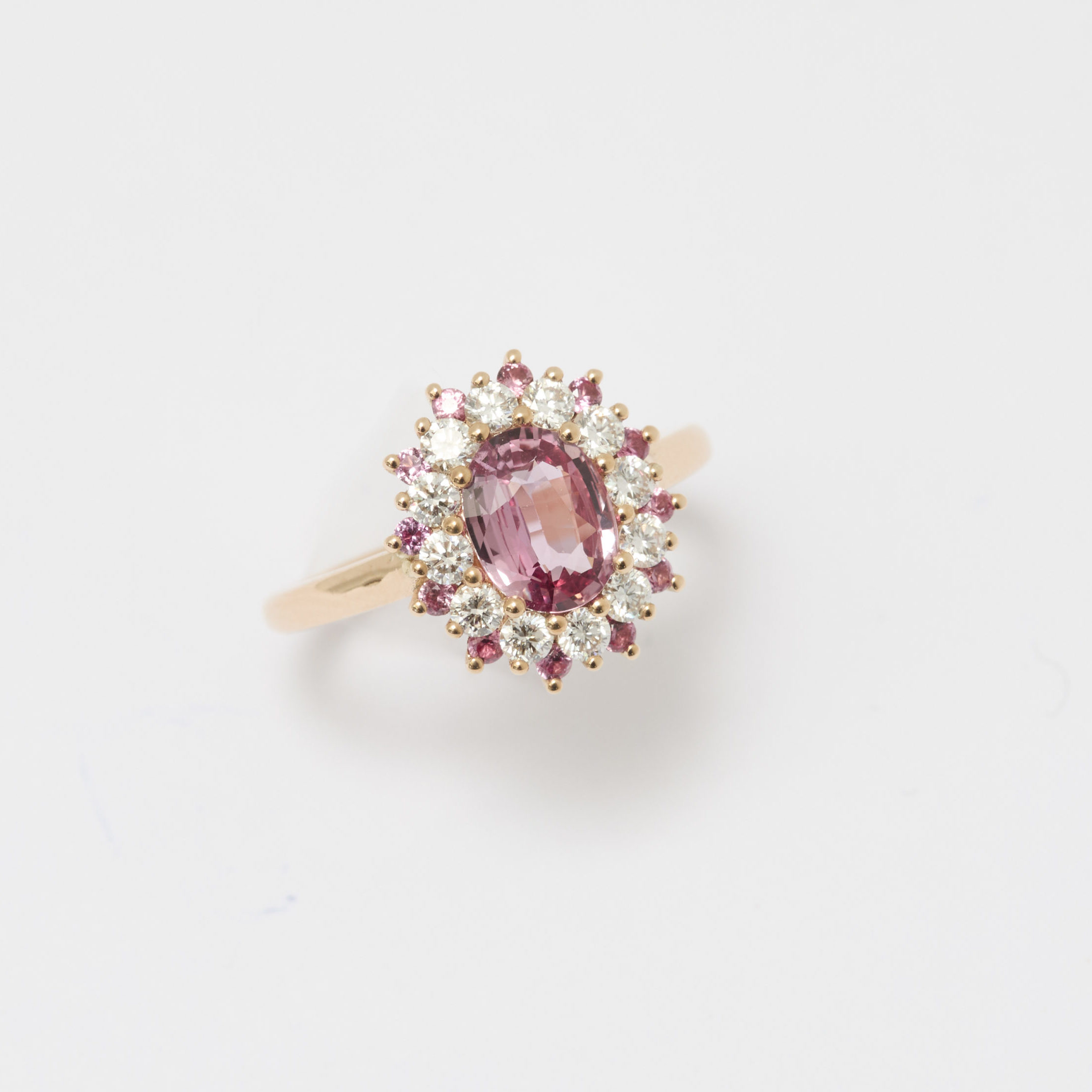 bague saphir padparadscha