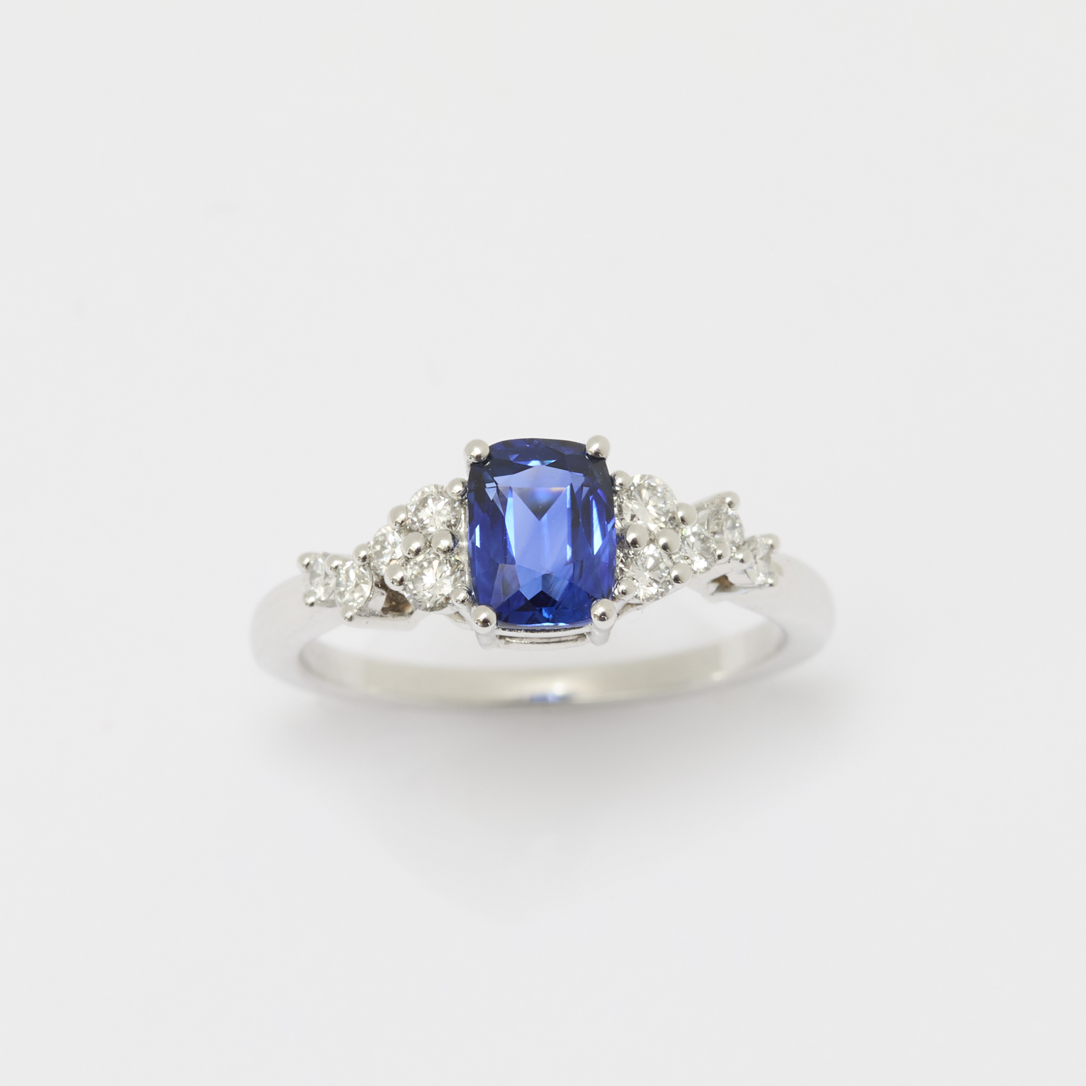 bague saphir bleu