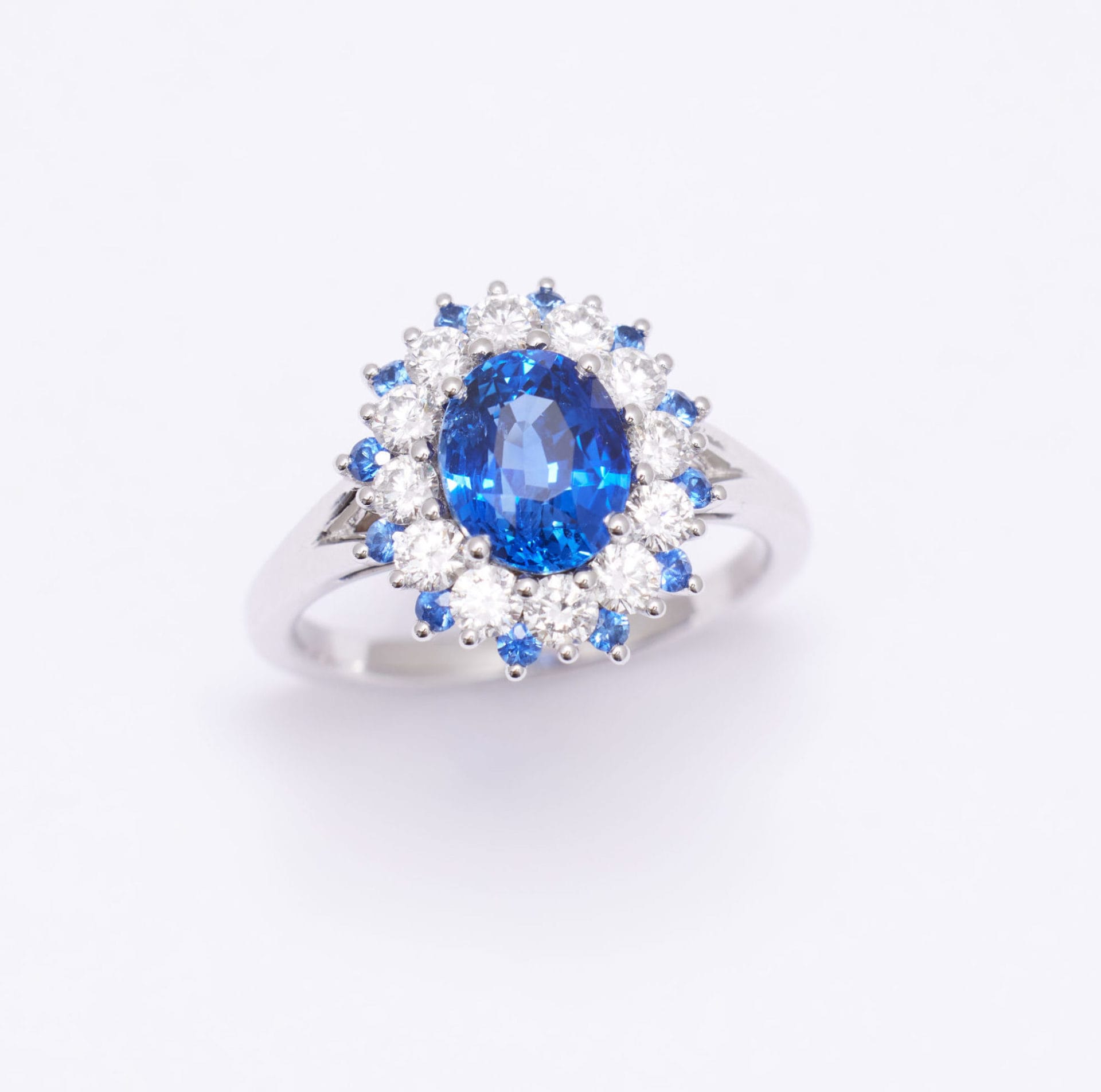 Bague Colombo - Saphir Peacock 2.27 carats