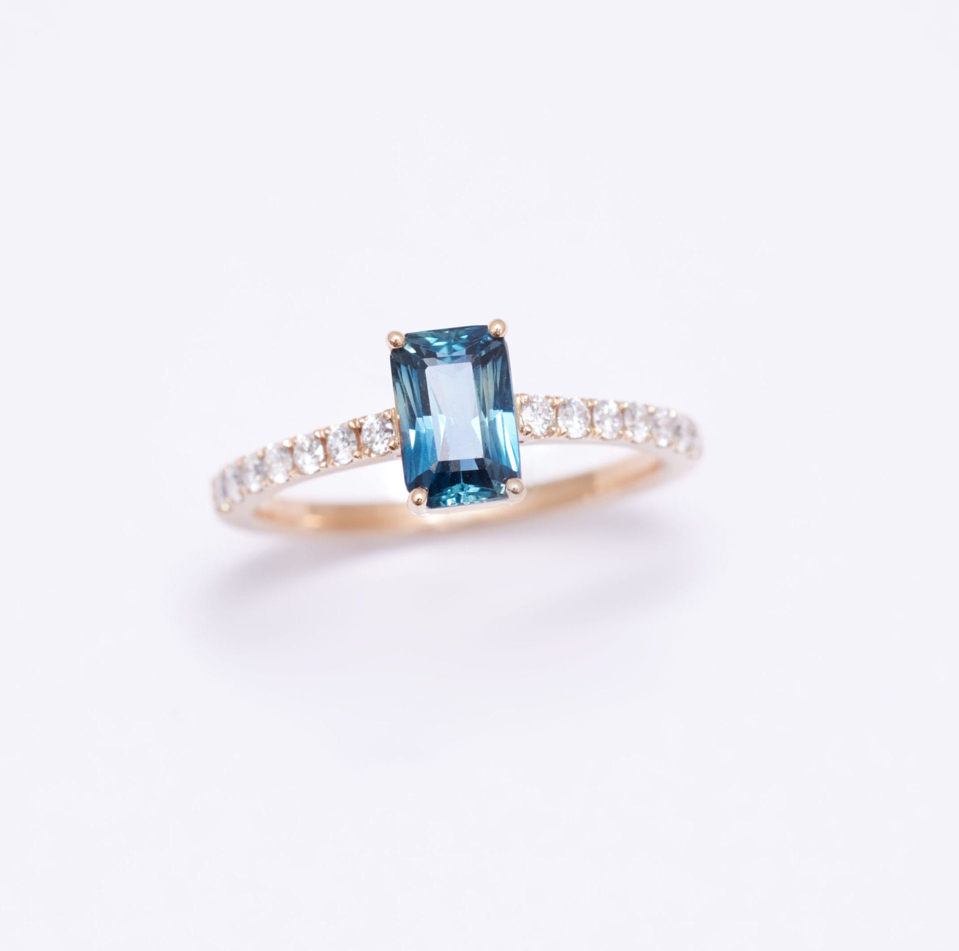 Bague Trinco - Saphir Teal 1.20 carats