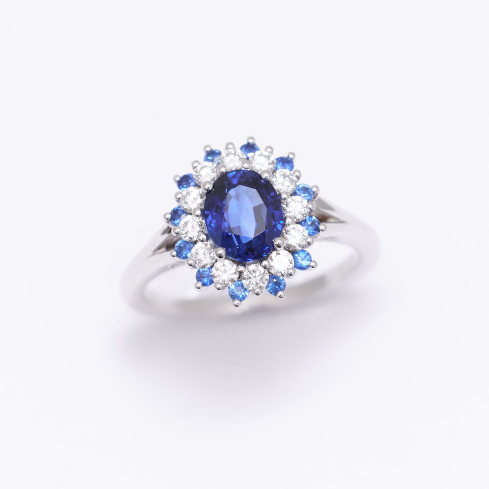 Bague Colombo - Saphir Peacock 1.29 carats