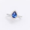 Bague Jaffna - Saphir Vivid Blue 1.02 carats