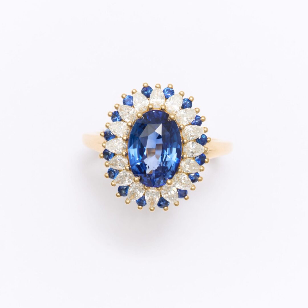 Bague Colombo - Saphir Vivid Blue 3.20 carats