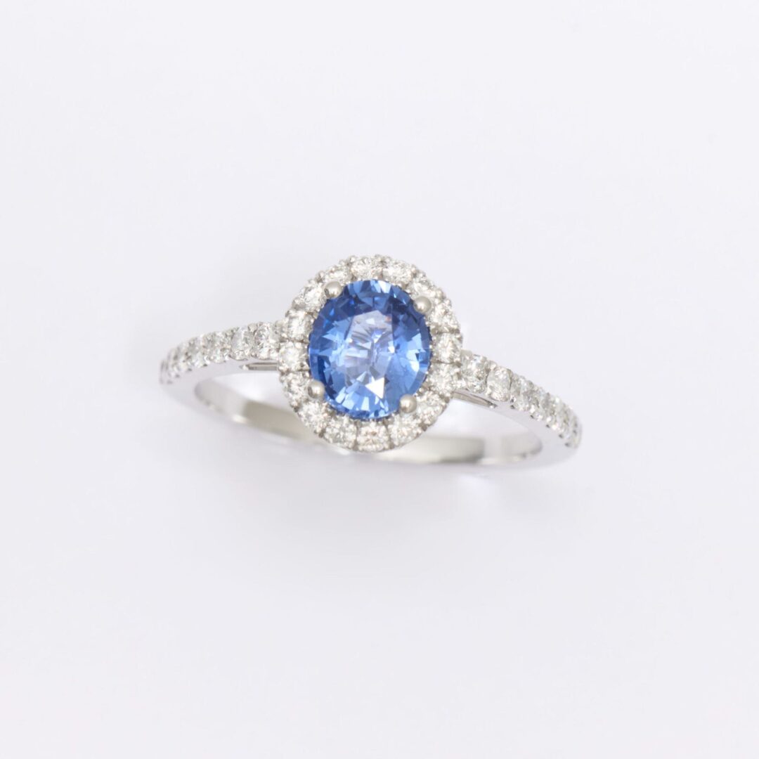 Bague Jaffna - Saphir Cornflower 0.92 carats