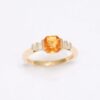Bague Esmeralda - Grenat Mandarin 1.27 carats