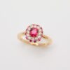 Bague Spinelle Rouge