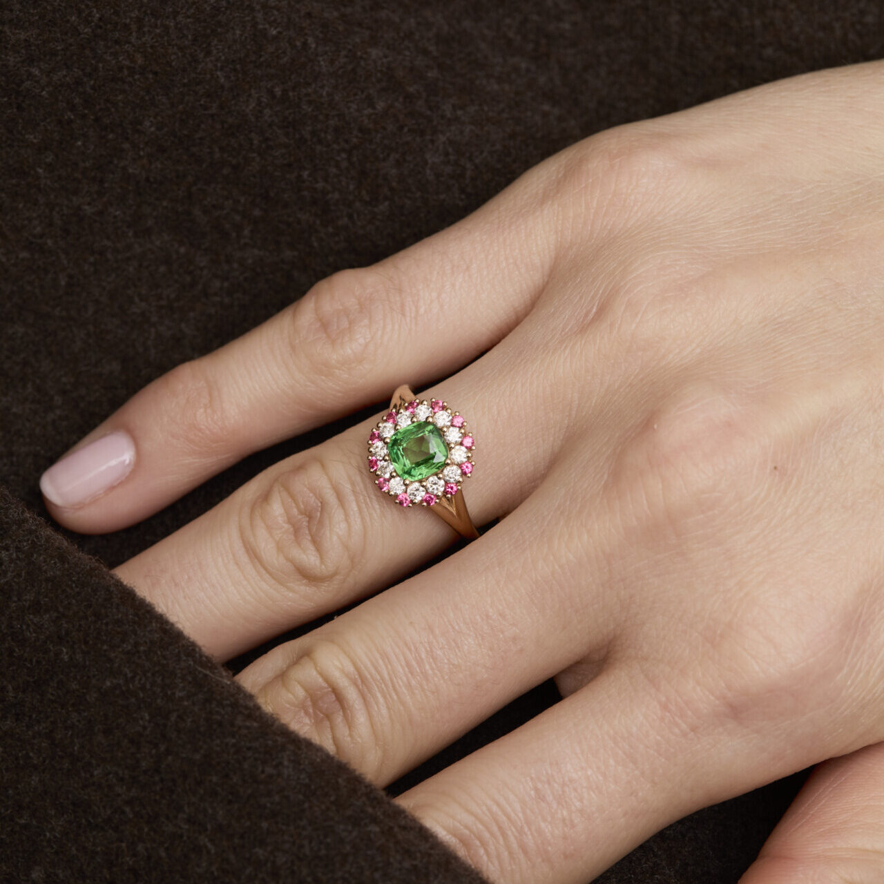 bague tsavorite