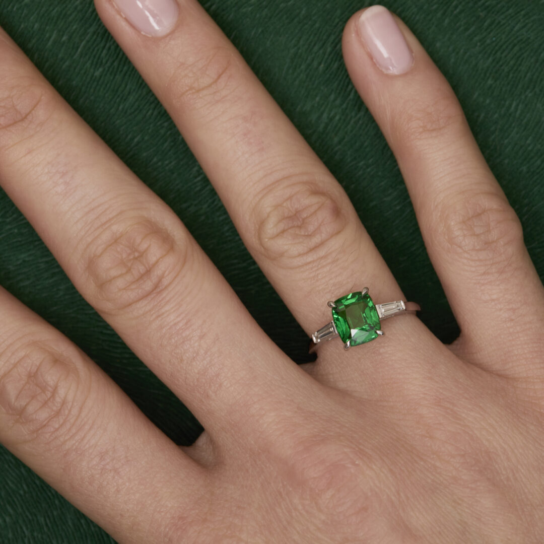 bague tsavorite