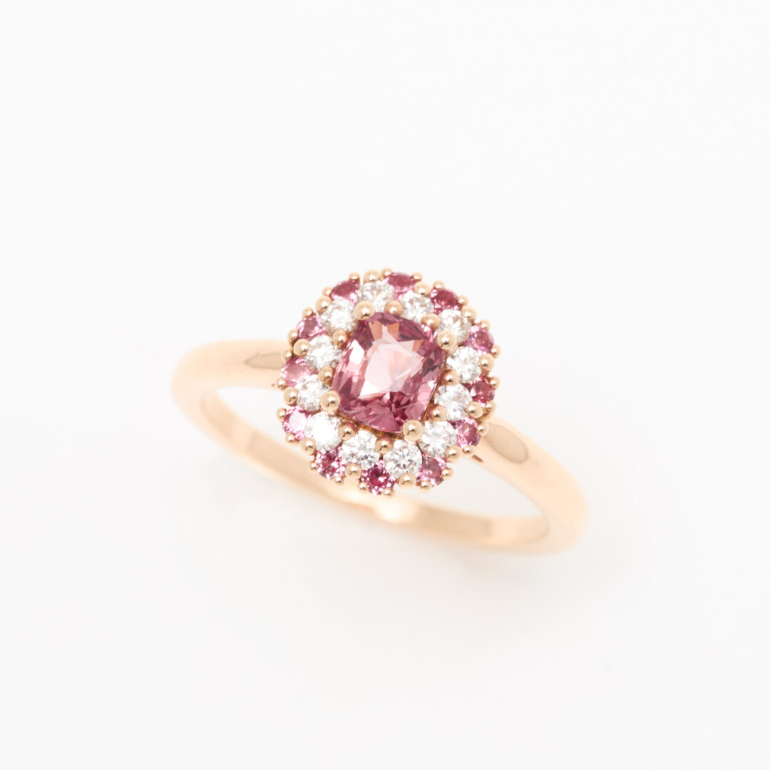 bague saphir padparadscha