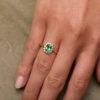 bague tsavorite
