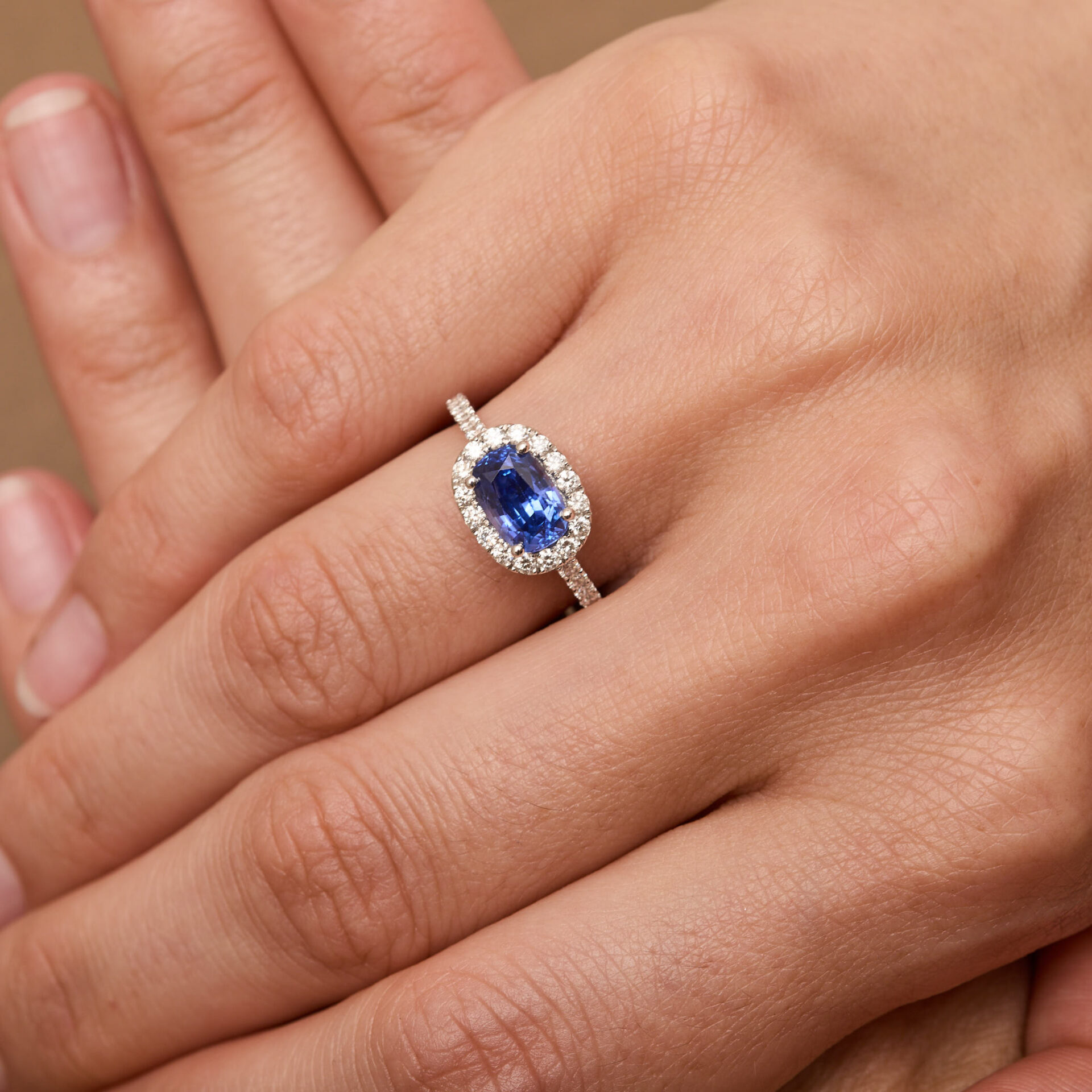 bague saphir