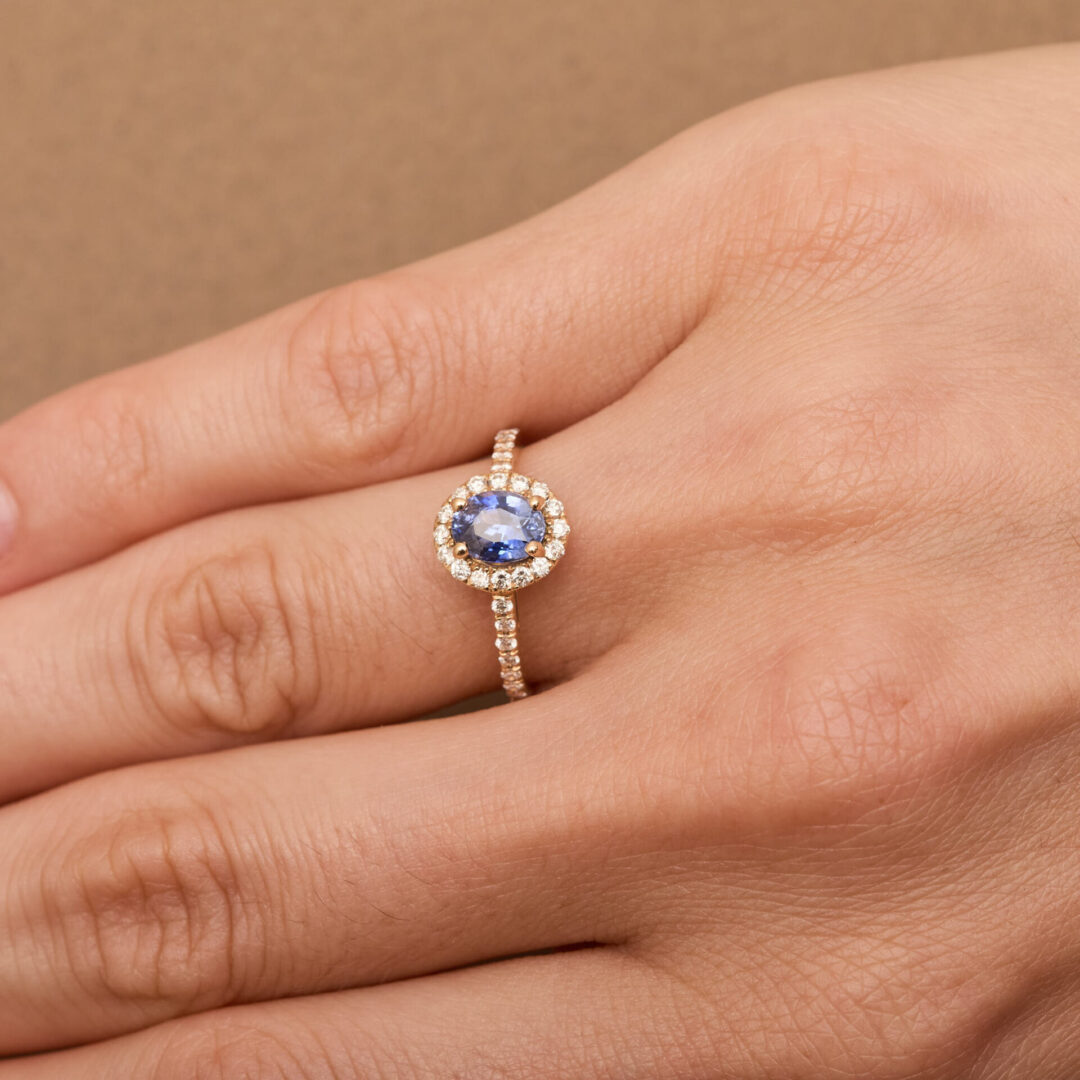 bague saphir