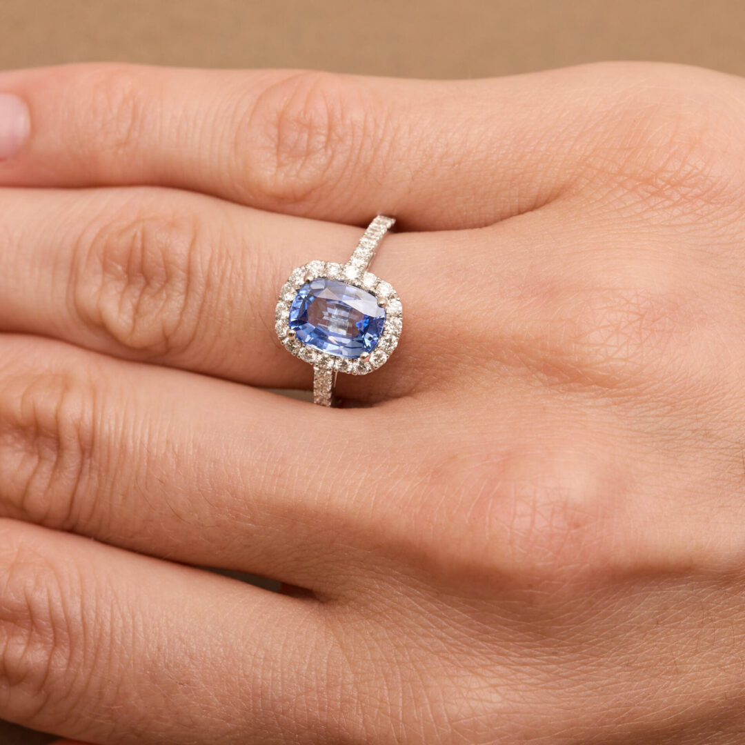 bague saphir
