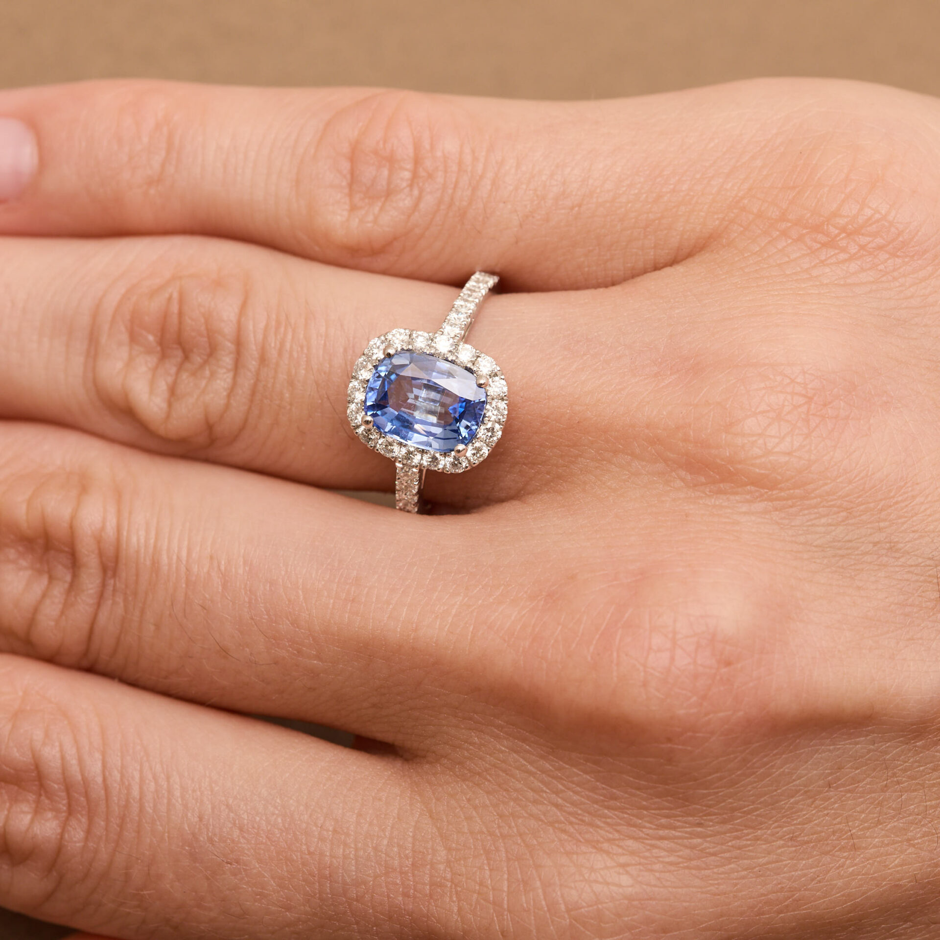 bague saphir