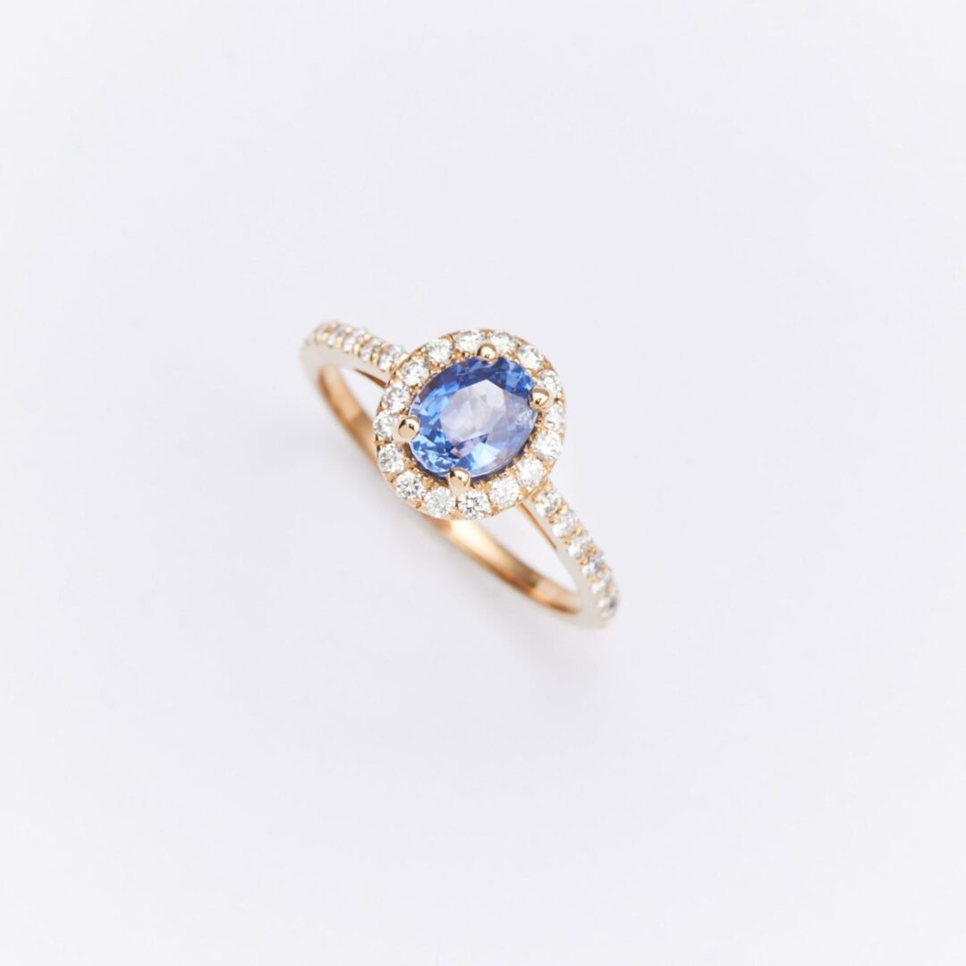 Bague Jaffna – Saphir Cornflower 1.10 carats