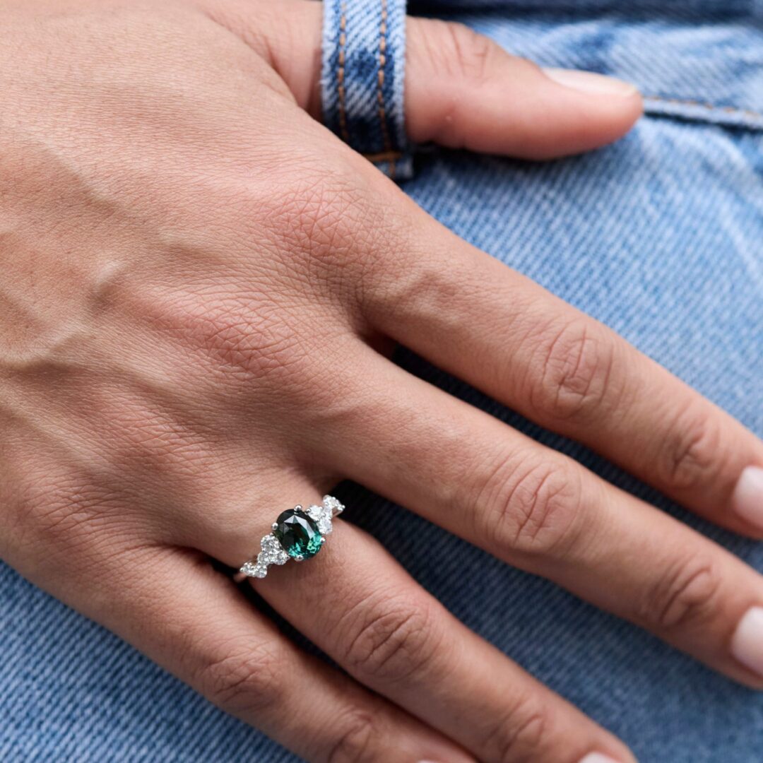 Bague Horana - Saphir Teal 2.24 carats