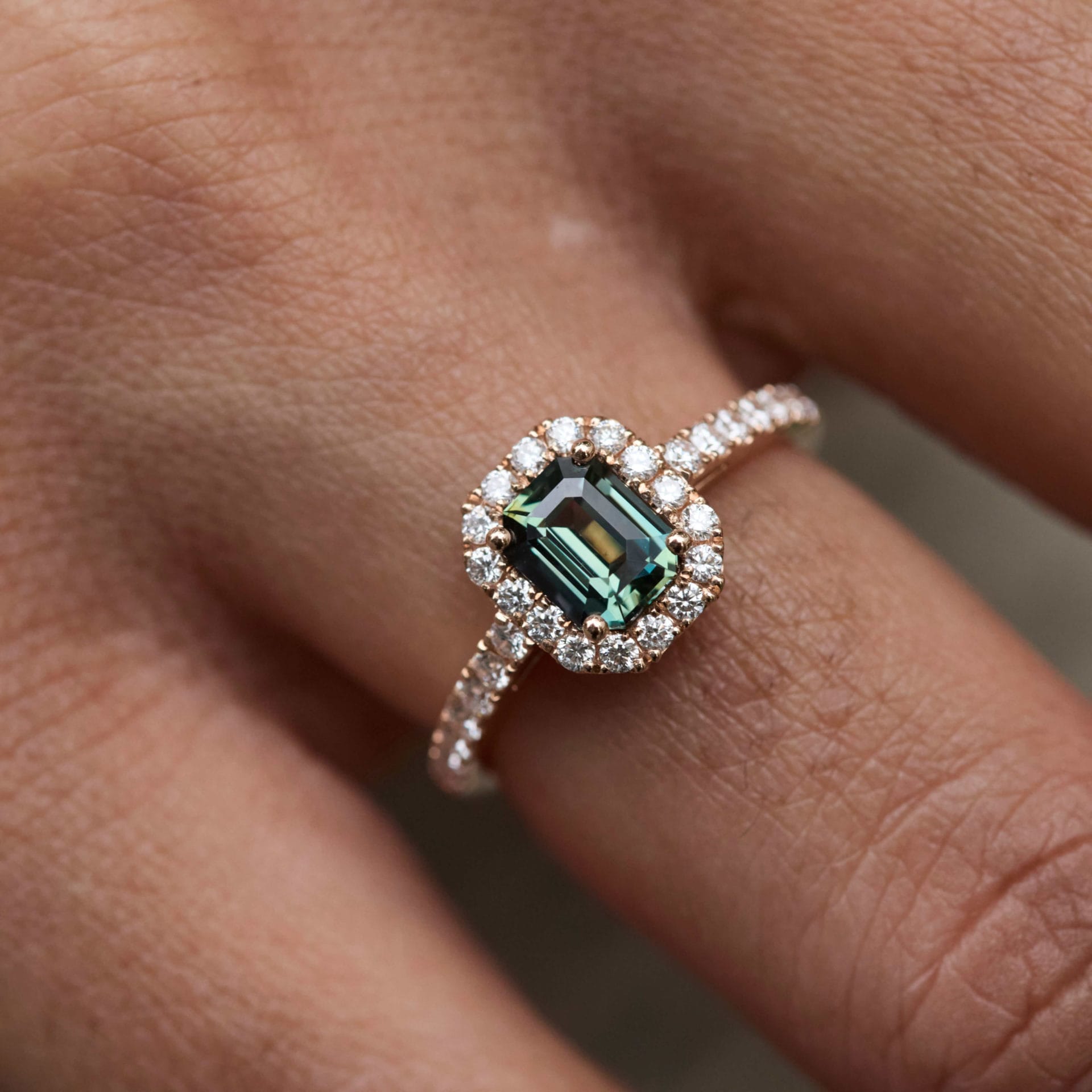 Bague Jaffna - Saphir Teal 1.01 carats – Image 3