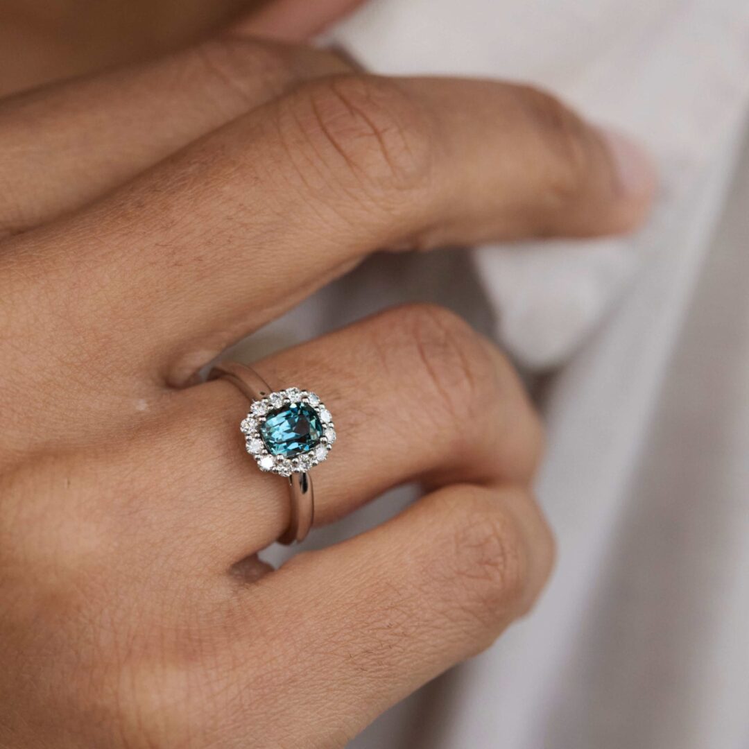 Bague Matara - Saphir Teal 1.04 carats