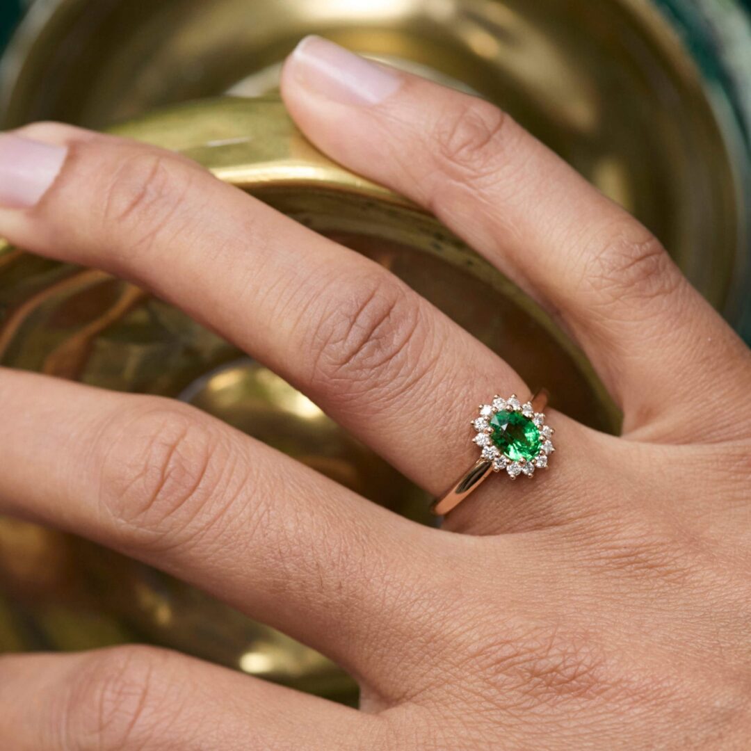 Bague Ella - Tsavorite 1.02 carats