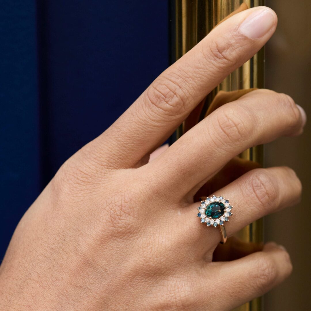 Bague Colombo - Saphir Teal 2.01 carats