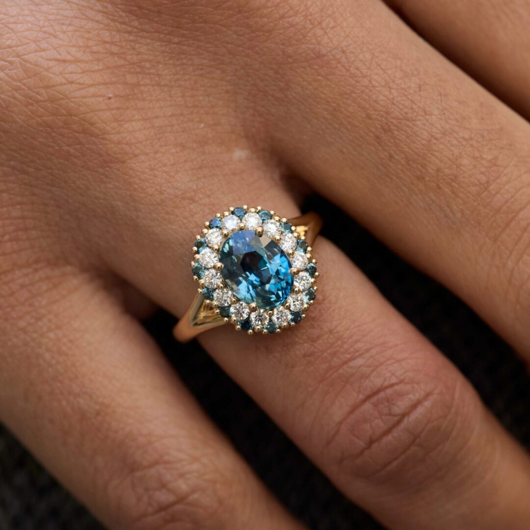 Bague Colombo - Saphir Indigo 3.07 carats