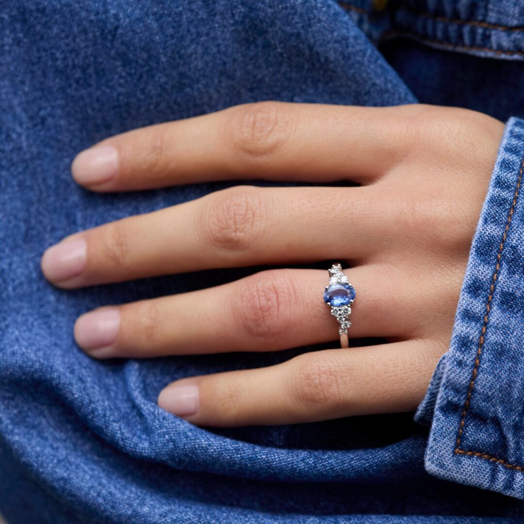 Bague Horana - Saphir Cornflower 0.99 carats