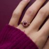Bague spinelle Rouge