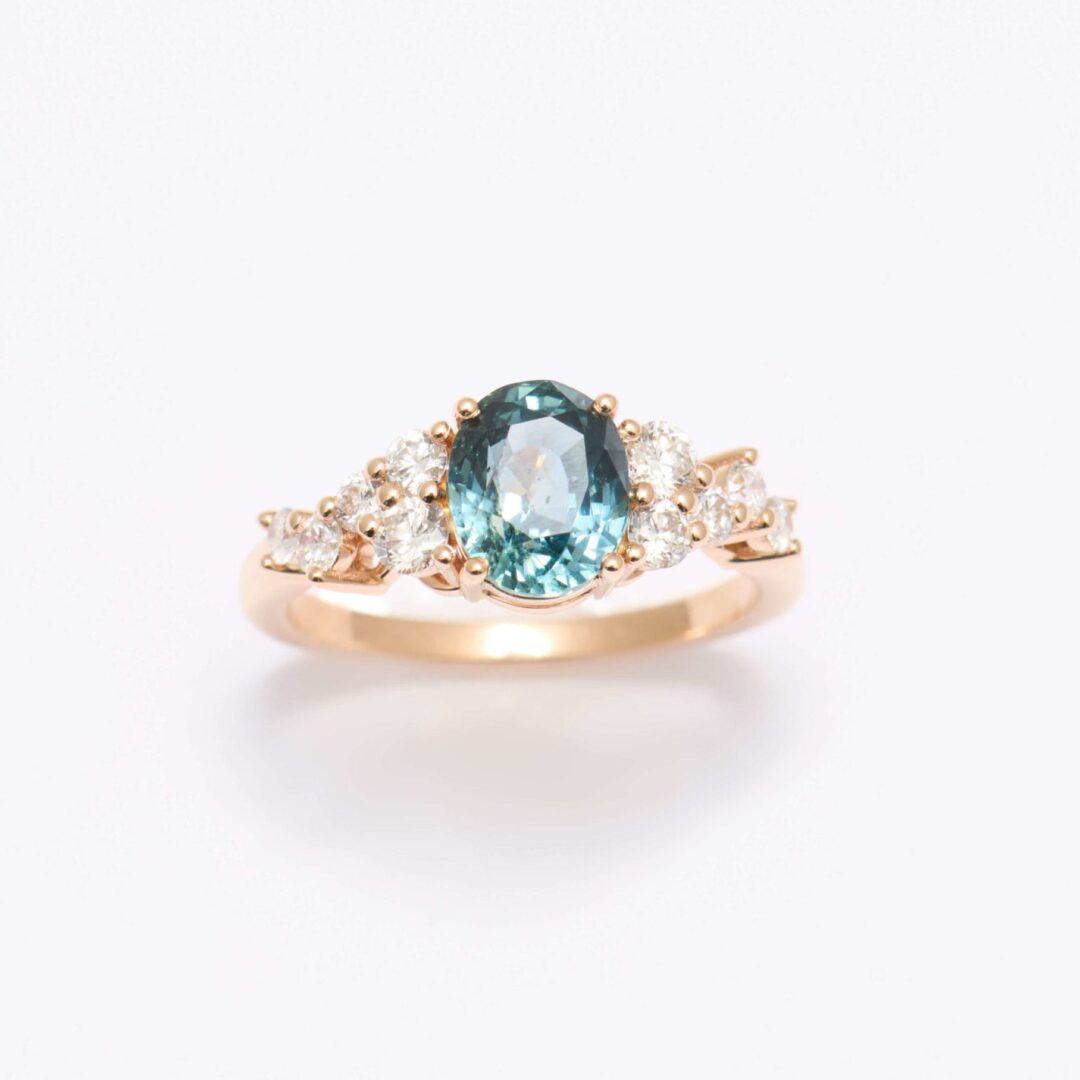 Bague Horana - Saphir Teal 2.00 carats