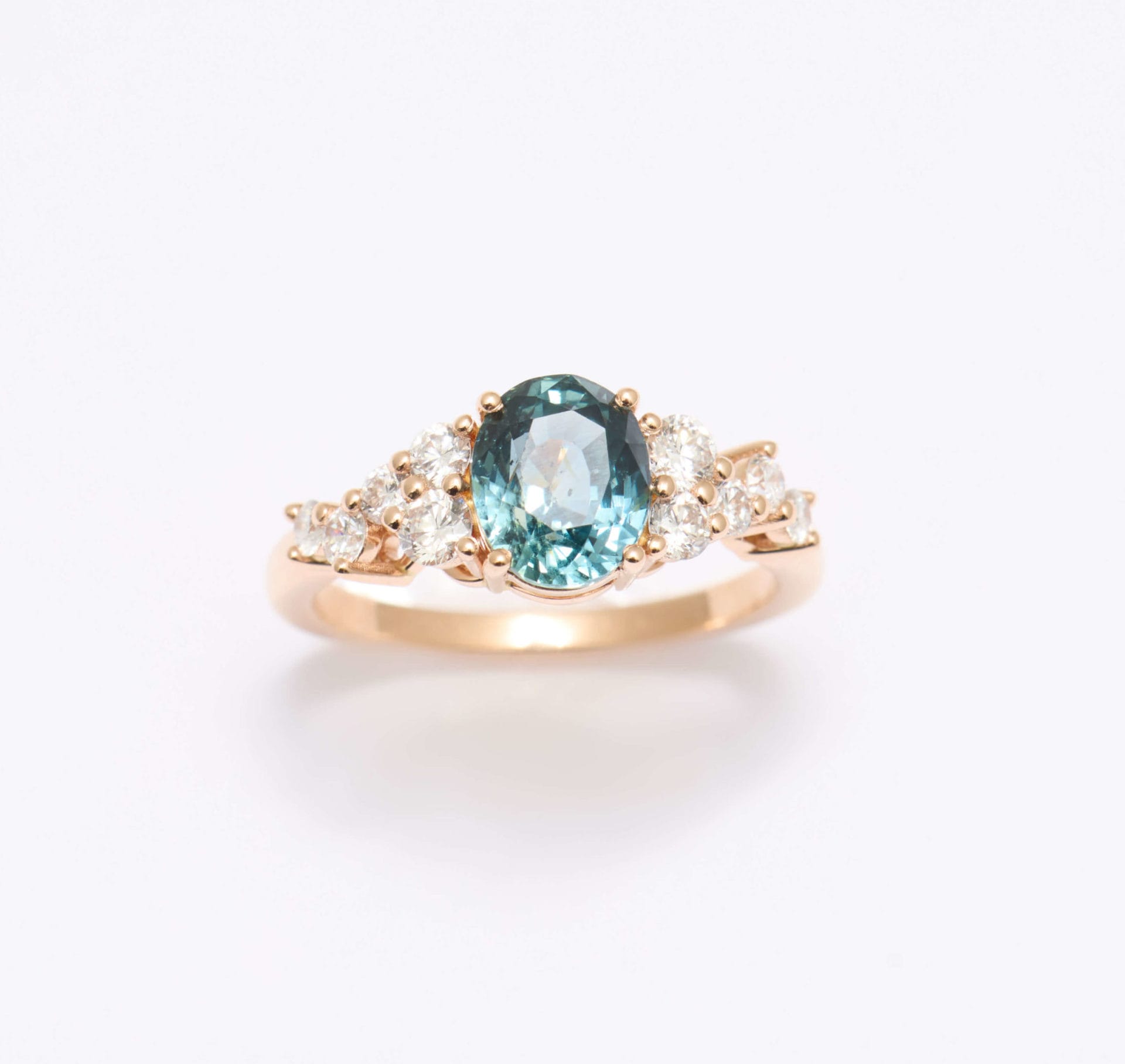 Bague Horana - Saphir Teal 2.00 carats