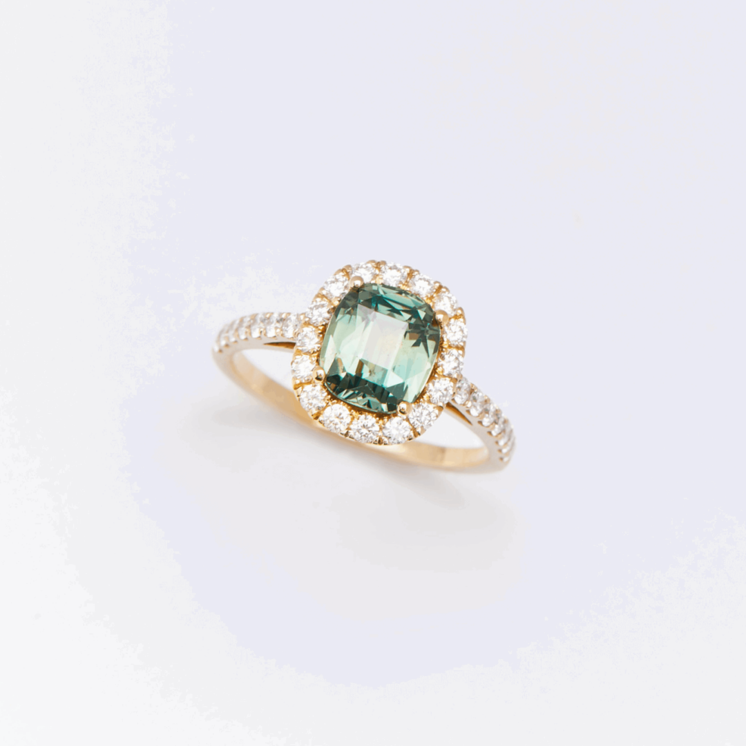 Bague Jaffna - Saphir Teal 2.16 carats