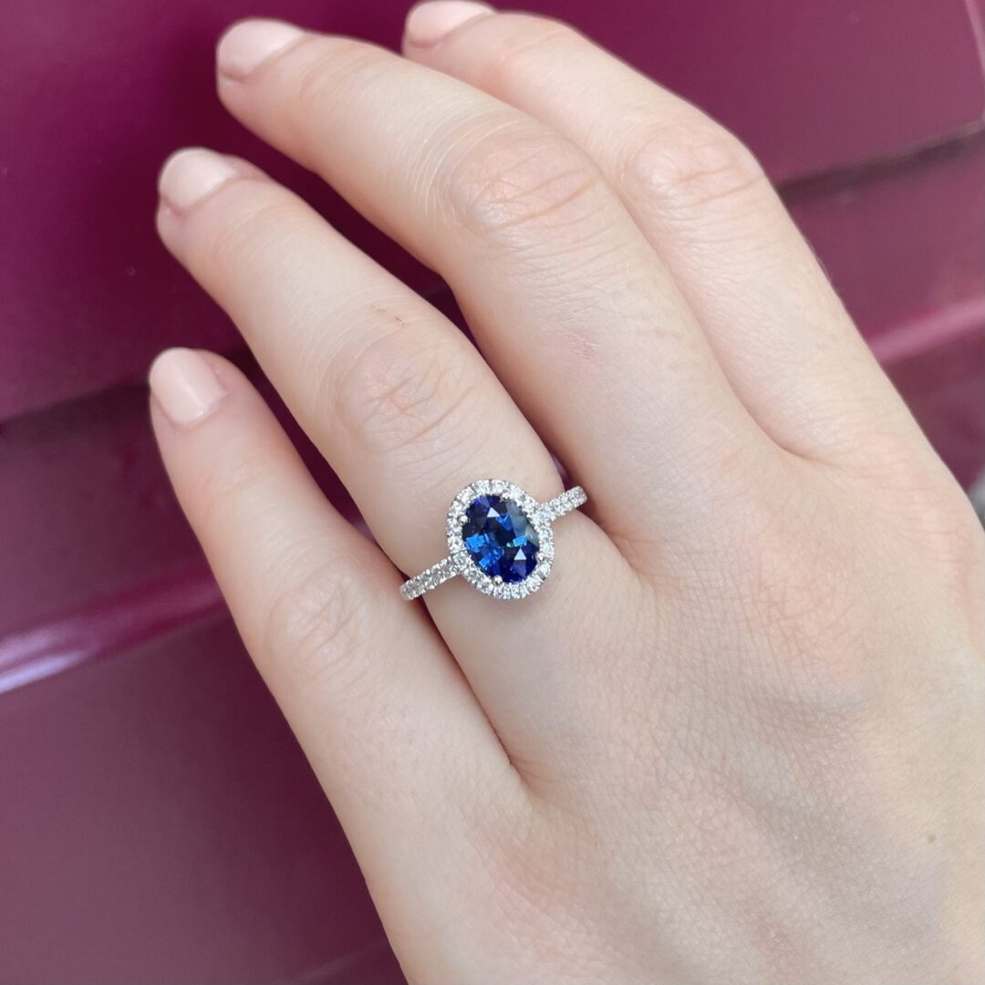 Bague Jaffna - Saphir Royal Blue 1.60 carats