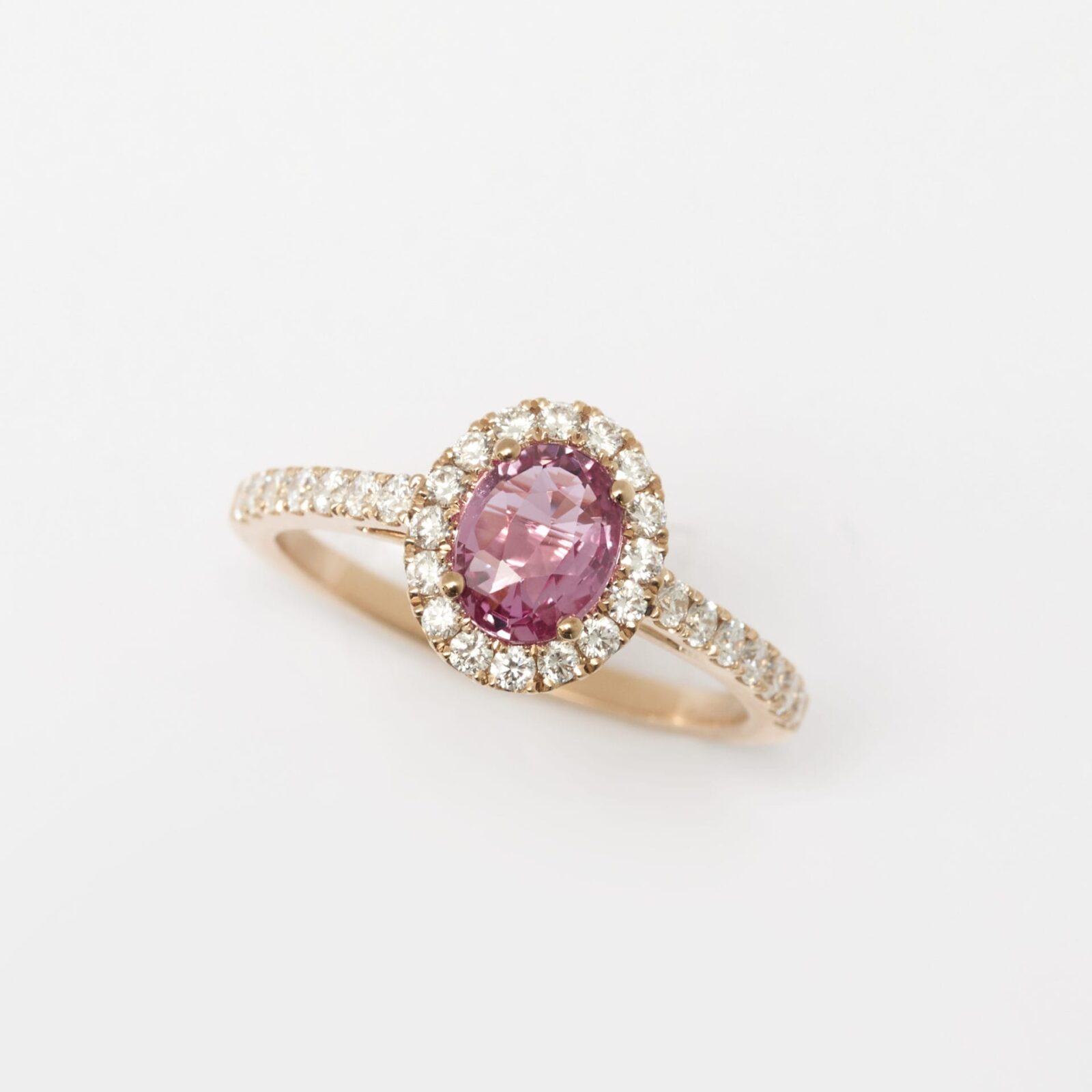 Bague Jaffna - Saphir Padparadscha 1.01 carats