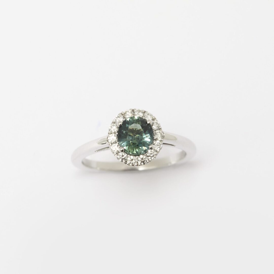 Bague Jaffna - Saphir Teal 1.09 carats