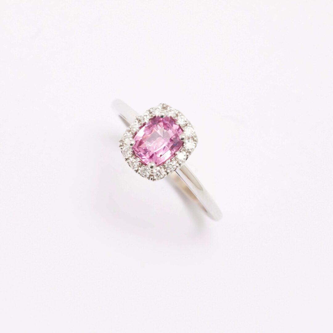 Bague Jaffna - Saphir Rose 0.80 carats